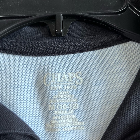 Medium Chaps boy’s polo in navy - Picture 2 of 3